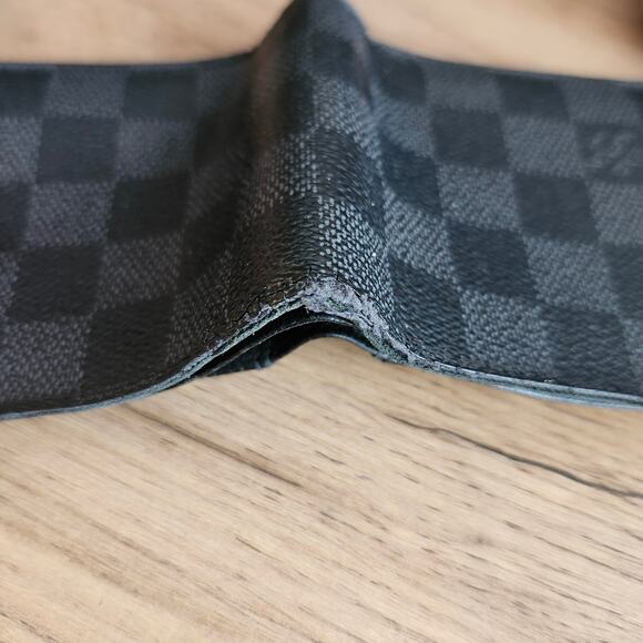 Authentic Louis Vuitton Wallet Damier Graphite Bifold - Picture 7 of 8